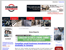 Tablet Screenshot of canadianequipmentfinance.com